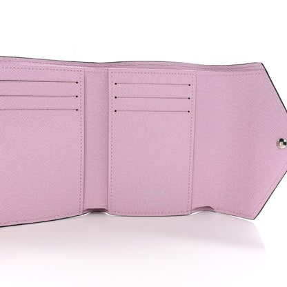 Louis Vuitton Epi Tropical Victorine Wallet Blue Rose 5 of 9