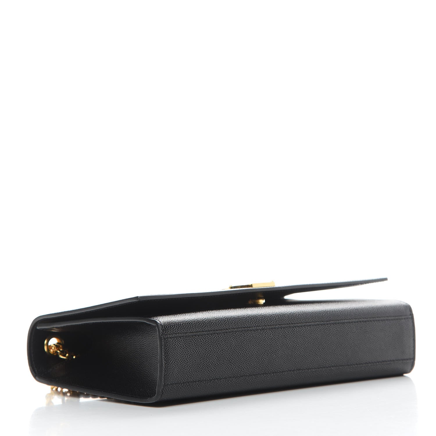 Saint Laurent Grain De Poudre Medium Classic Monogram Kate Satchel Black 4 of 10