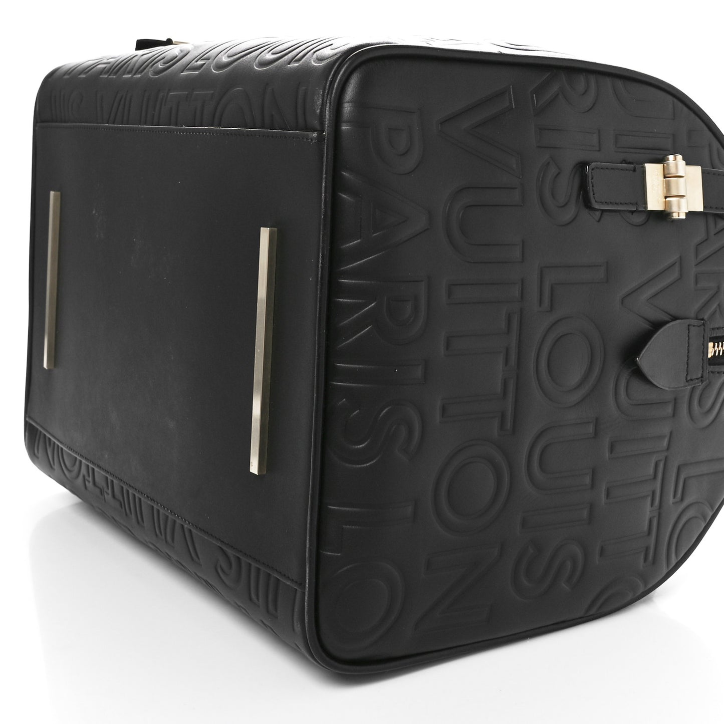 Calfskin Embossed Speedy Cube 30 Black