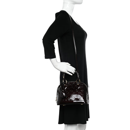 Louis Vuitton Vernis Alma BB Amarante 2 of 10