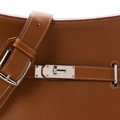Hermes Taurillon Clemence Jypsiere 37 Gold 8 of 10