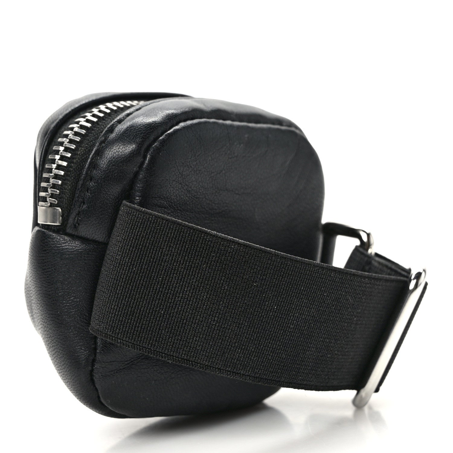 Prada Nappa Re-Nylon Metal Triangle Logo Mini Arm Pouch Black 3 of 8