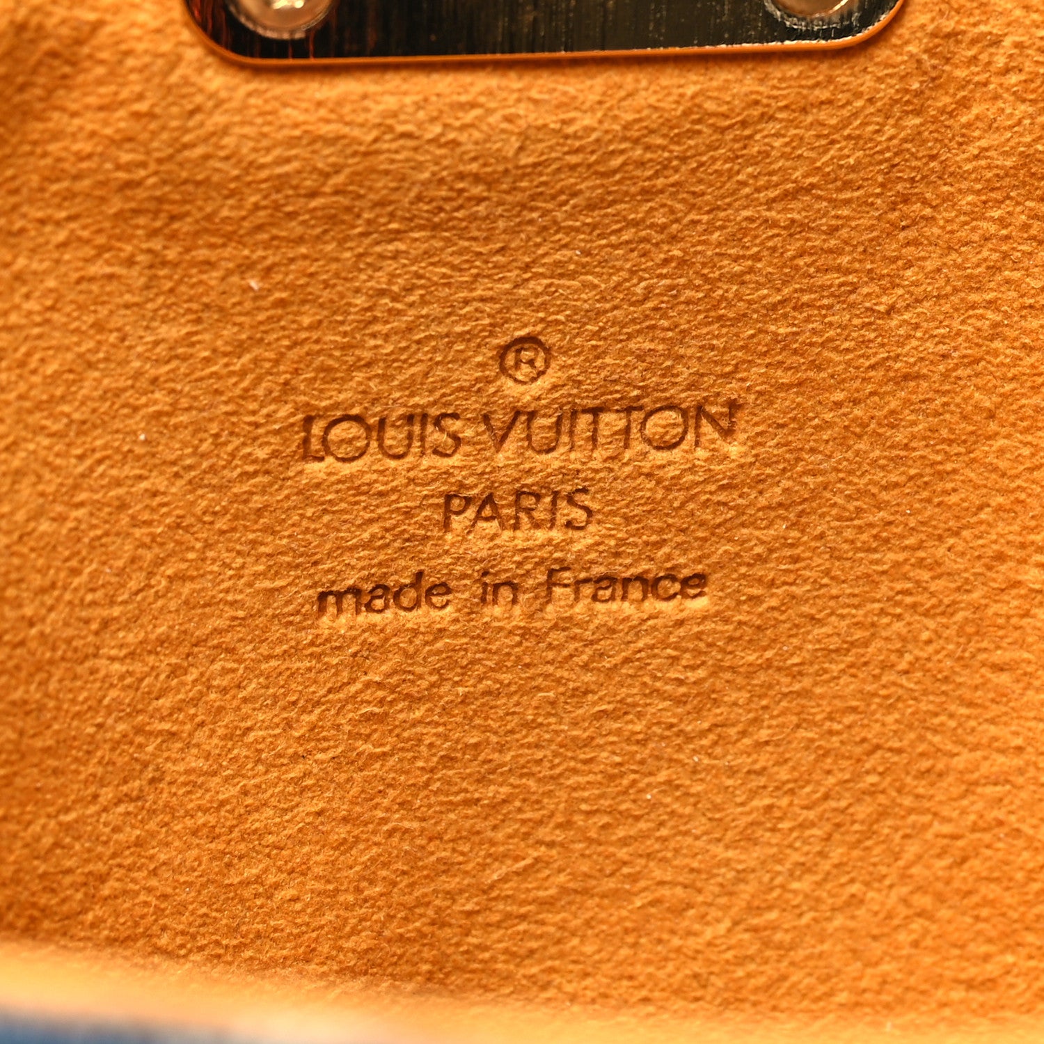Louis Vuitton Monogram Denim Pochette Plat Clutch Blue 6 of 9