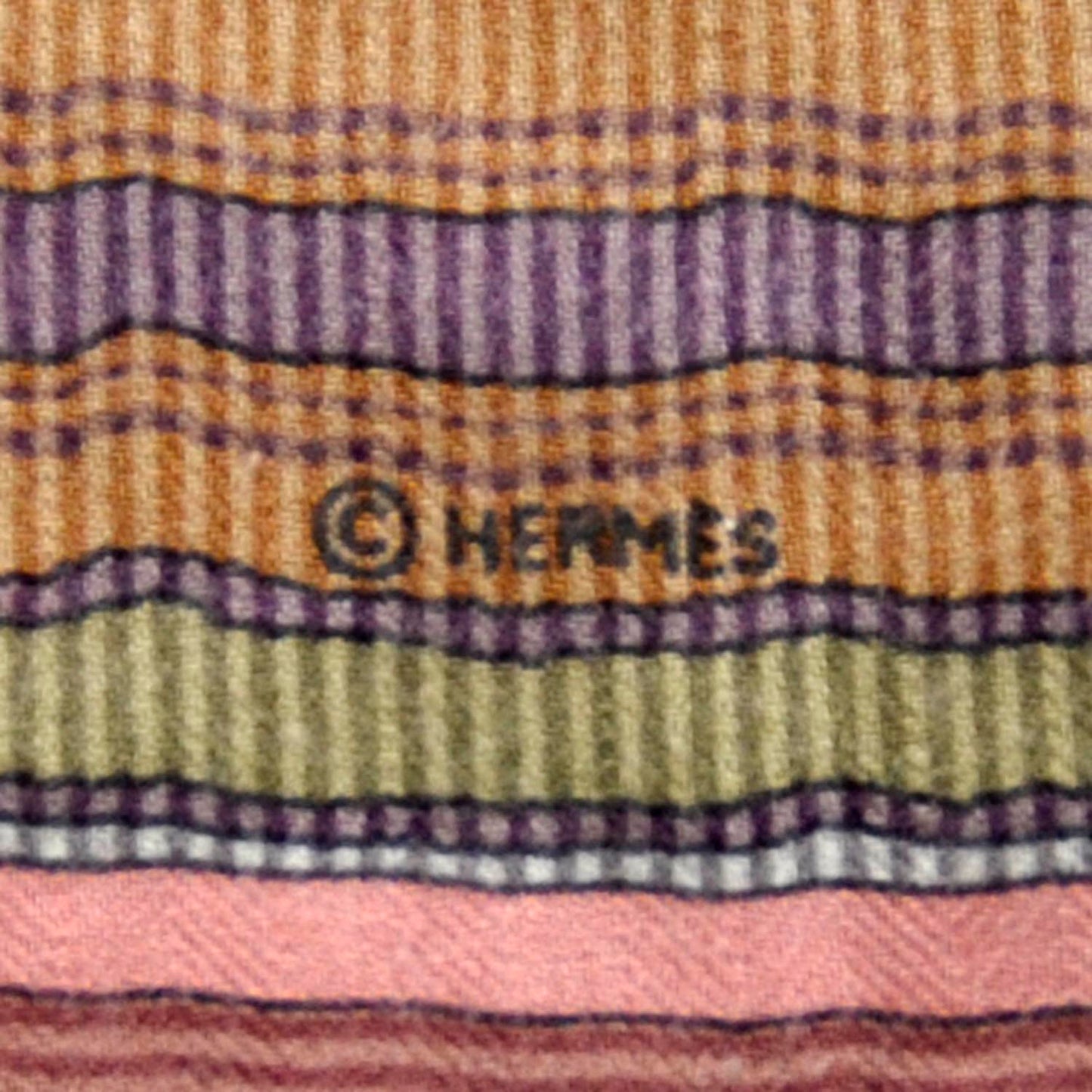 Cashmere Silk Geometric Shawl 140
