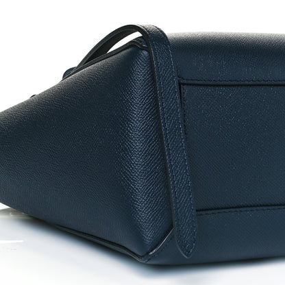 Celine Baby Grained Calfskin Micro Belt Bag Navy Blue 8 of 10
