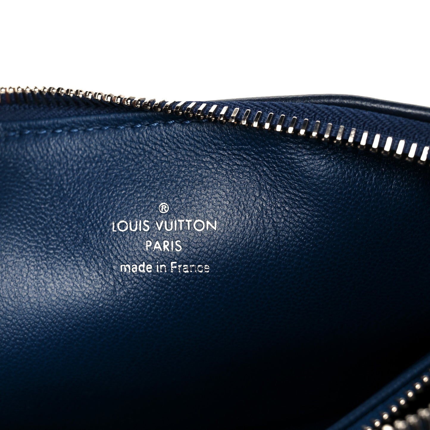 Lambskin Embossed Monogram Coussin PM Navy