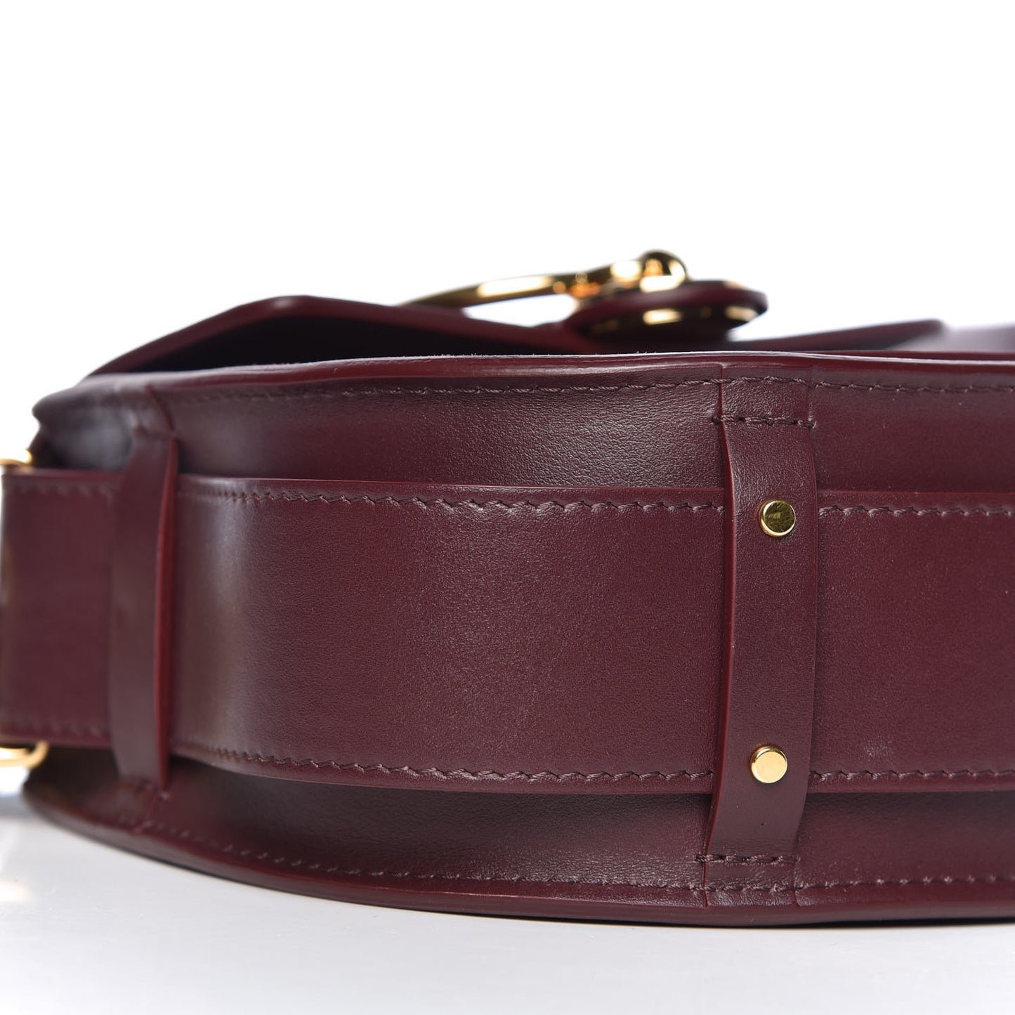 Calfskin Small Tess Bag Burnt Brown