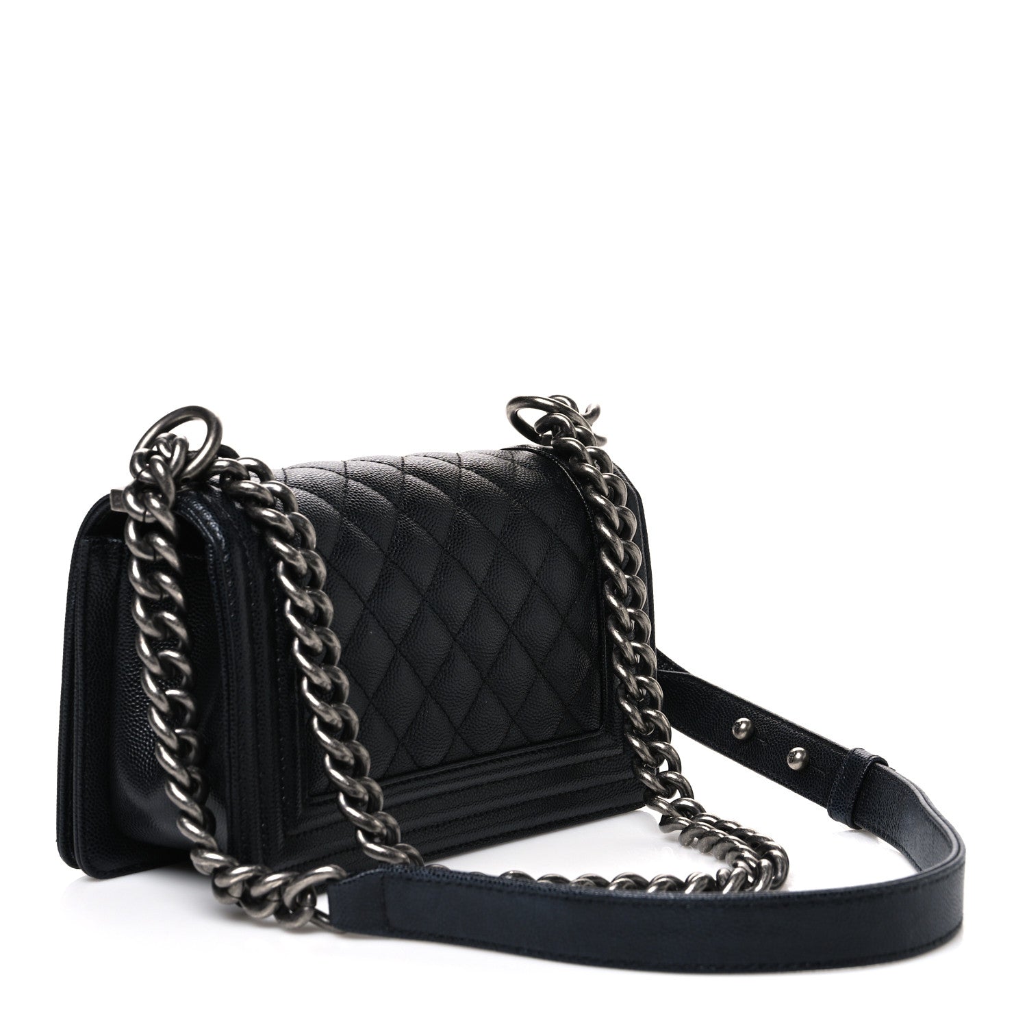 Chanel Caviar Quilted Small Boy Flap Black 3 of 10