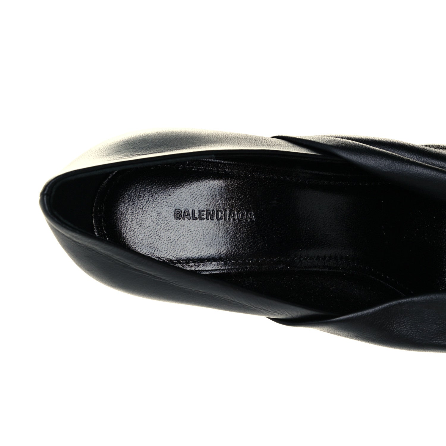 Balenciaga Smooth Nappa Drapy 110mm Pumps 36 Black 9 of 11