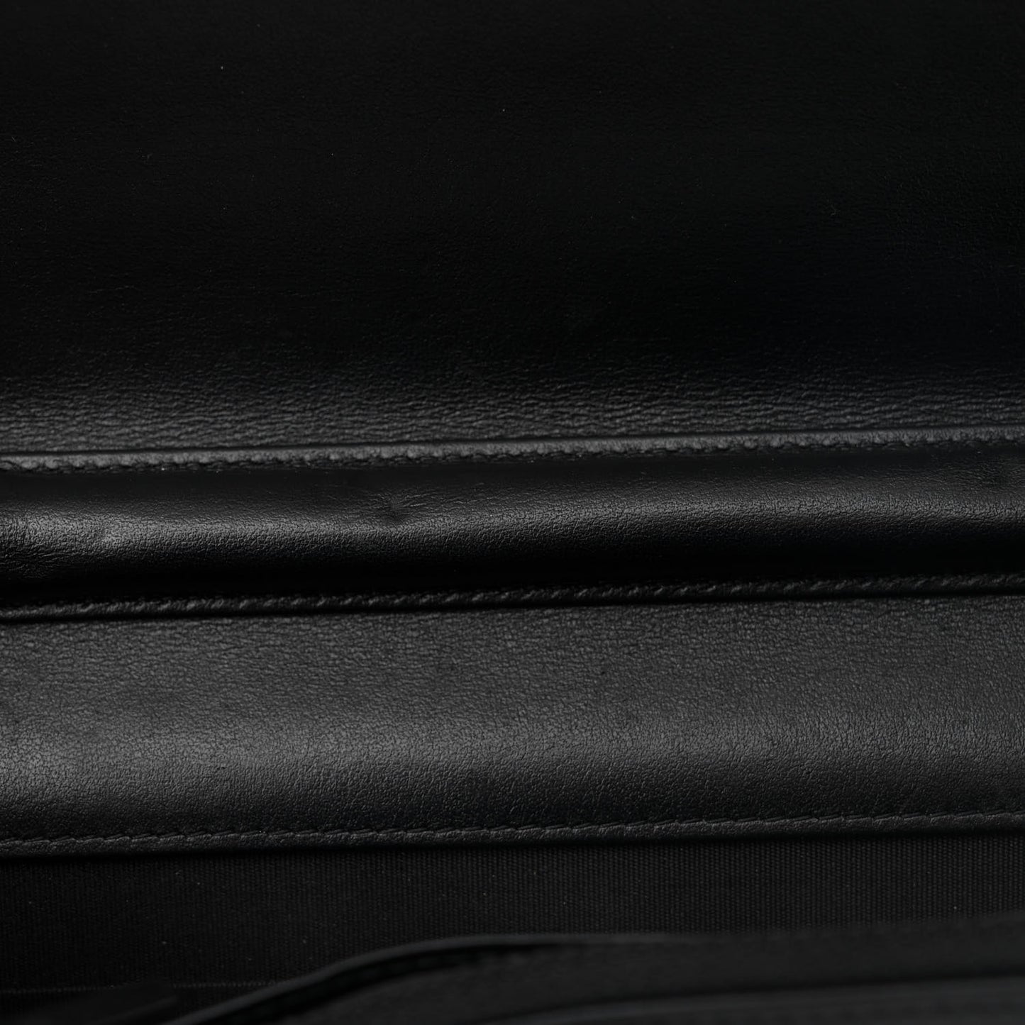 Caviar Quilted Boy Wallet On Chain WOC Black