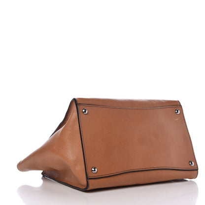 Prada Glace Calf Twin Pocket Tote Cannella 4 of 15