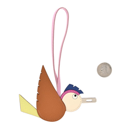 Hermes Epsom Swift Chevre Mysore Birdy Bag Charm Mauve Sylvestre Magnolia Jaune Bourgeon Gold Craie 2 of 5