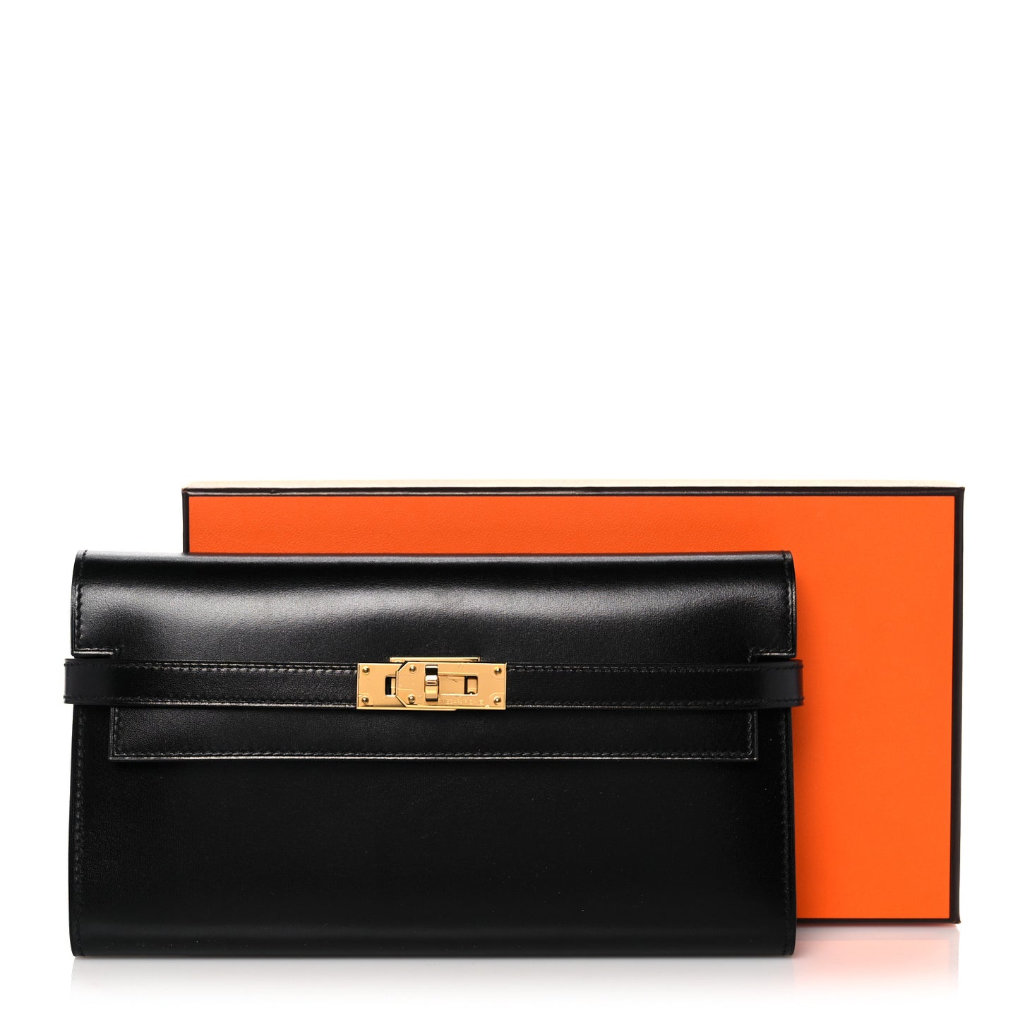 Box Kelly Longue Wallet Black