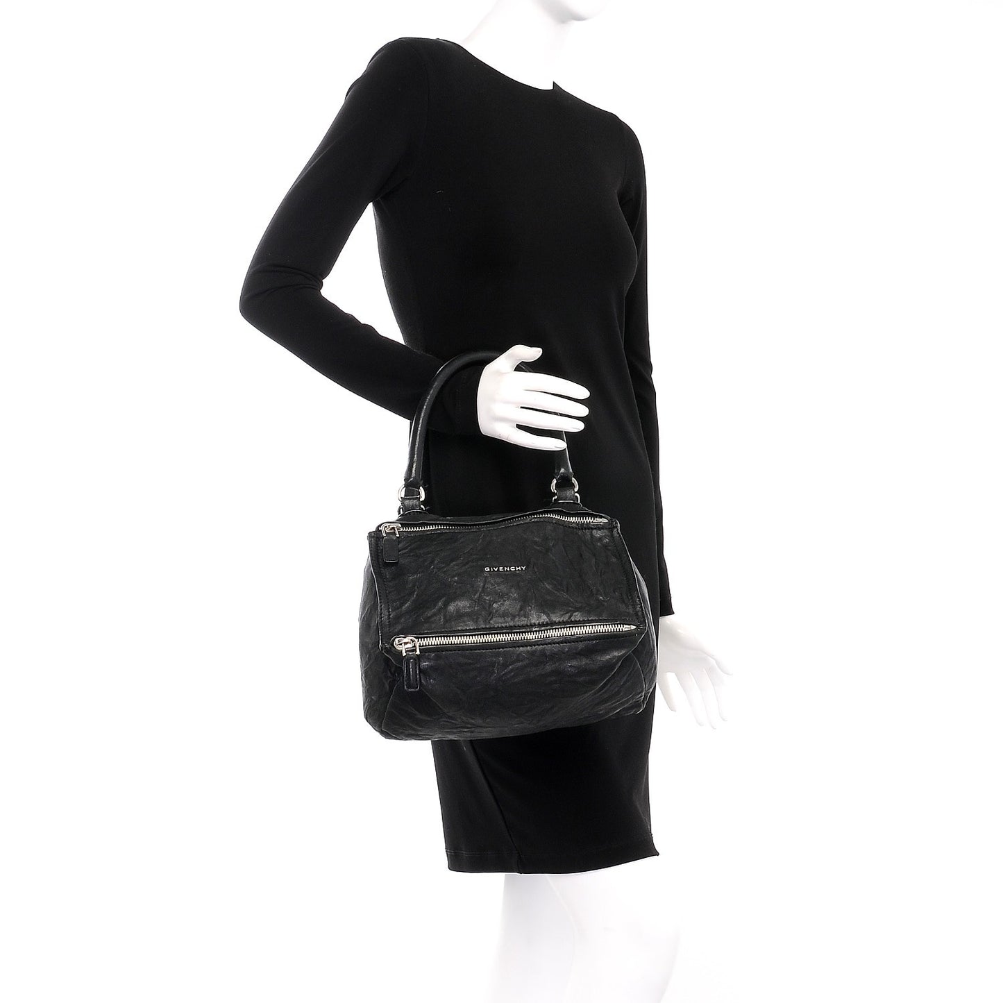 Tumbled Sheepskin Small Pandora Black