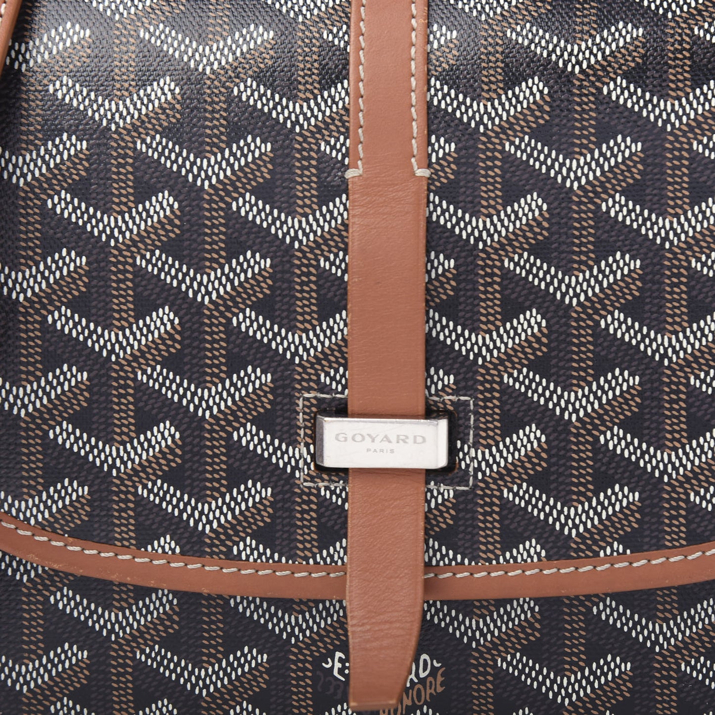 Goyardine Belvedere II PM Messenger Bag Black Gold
