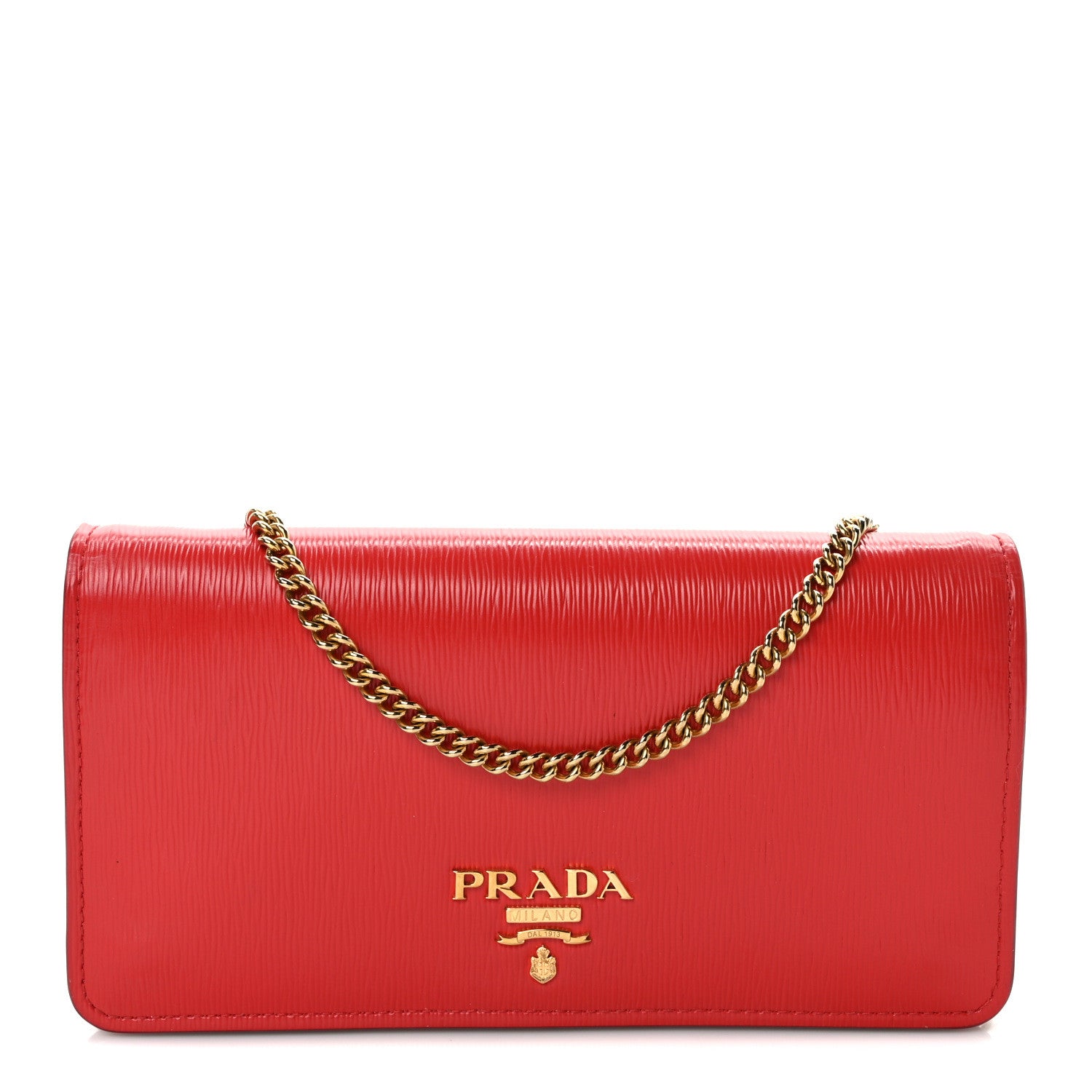 Prada Vitello Move Metal Mini Crossbody Bag Lacca 1 of 8