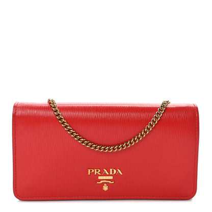Prada Vitello Move Metal Mini Crossbody Bag Lacca 1 of 8