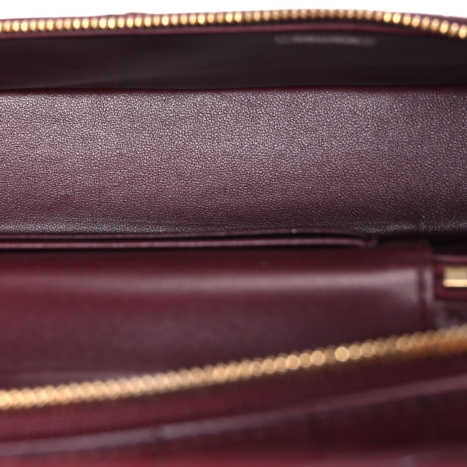 Chanel Calfskin Crocodile Embossed Crococo Exoticoco Vanity With Chain Dark Burgundy 5 of 11