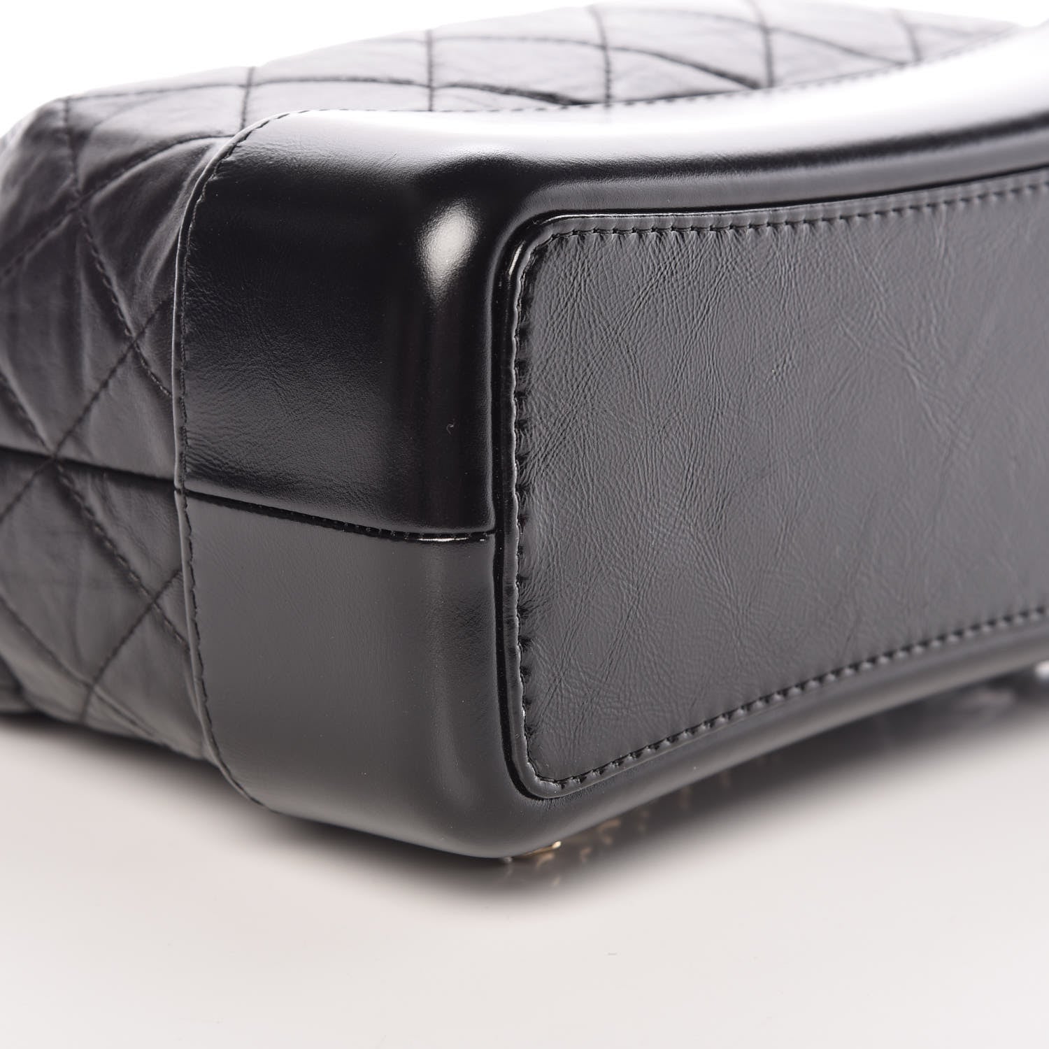 Chanel Aged Calfskin Quilted Gabrielle Backpack Black 5 of 11