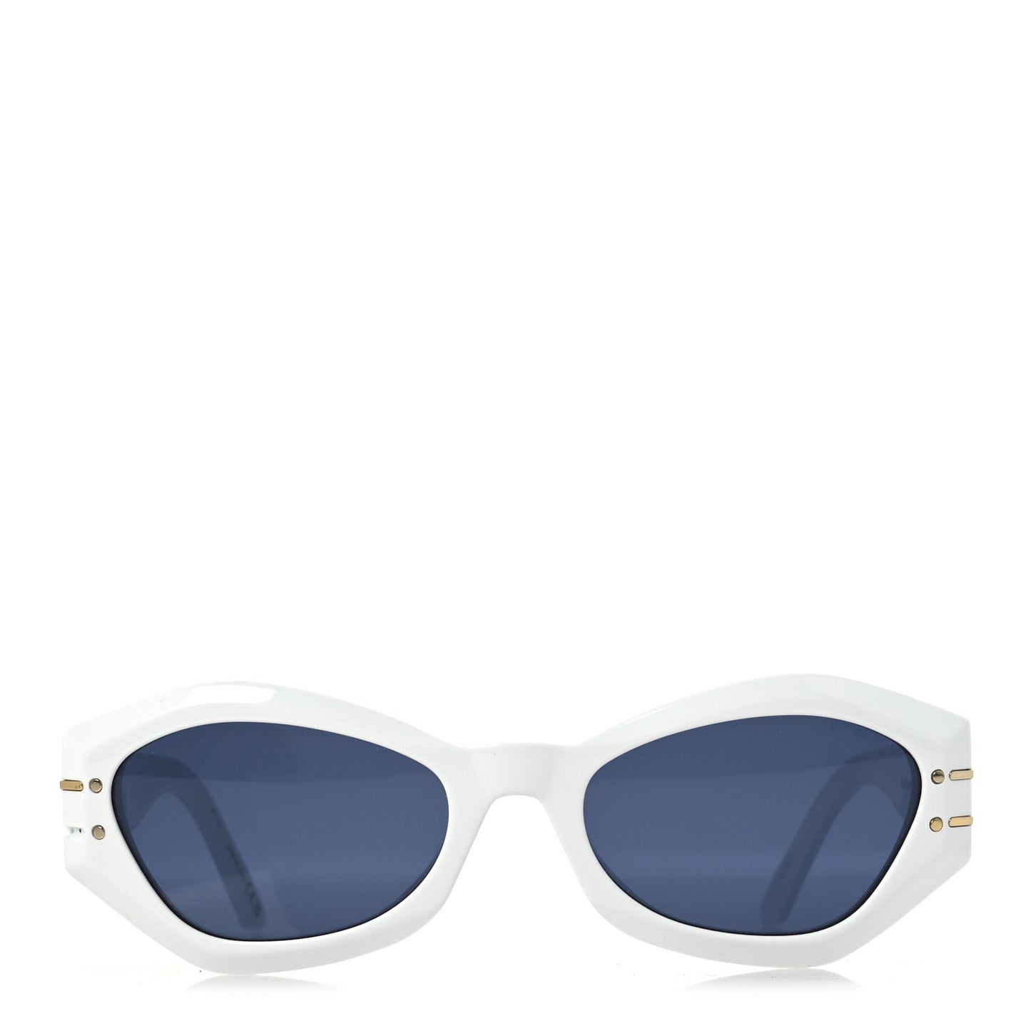 Acetate DiorSignature B1U Butterfly Sunglasses White