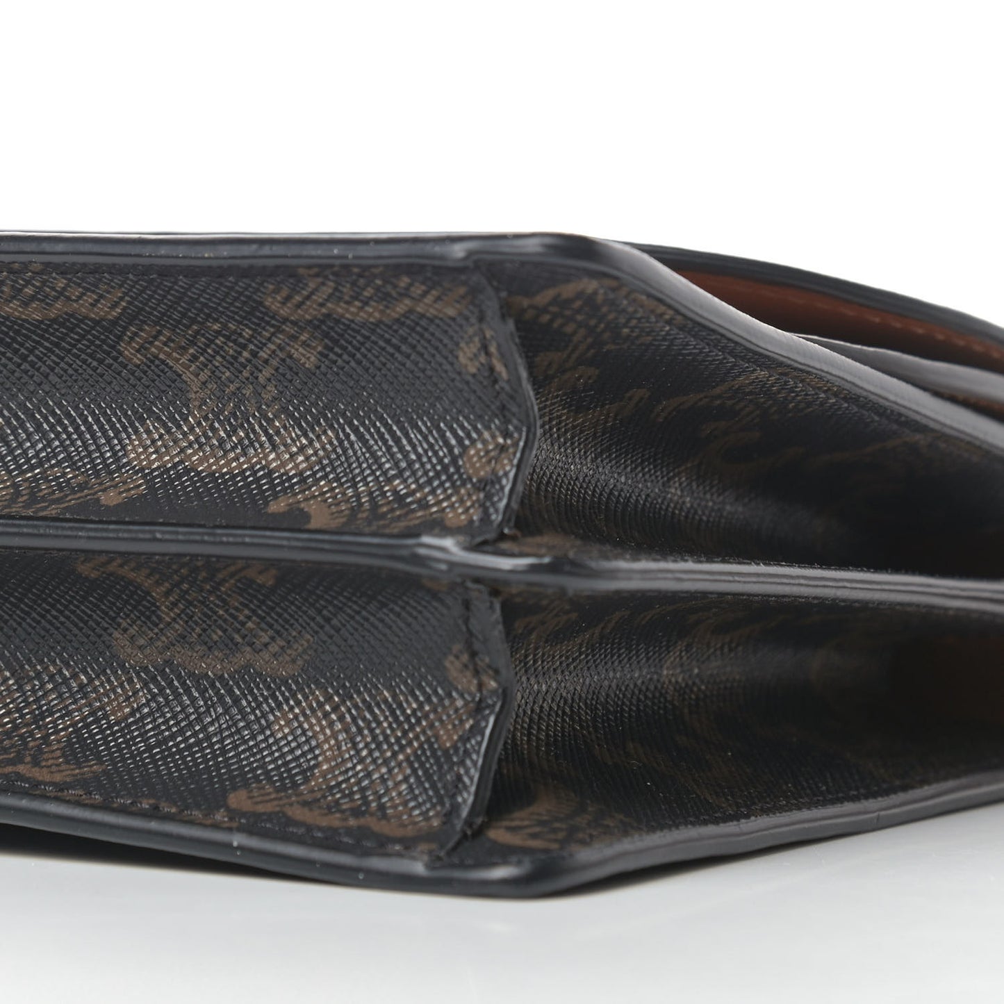 Triomphe Canvas Lambskin Wallet On Strap Tan