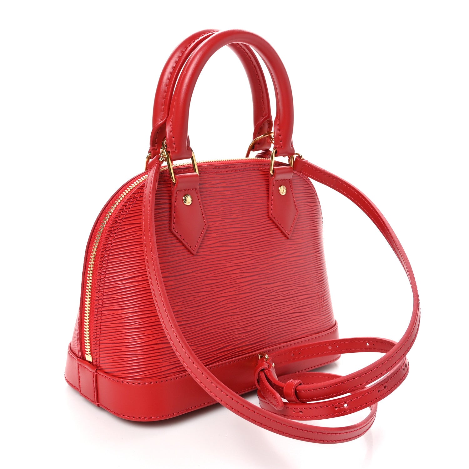 Louis Vuitton Epi Alma BB Castillan Red 3 of 9