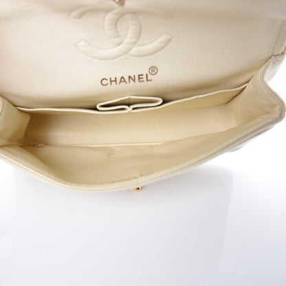 Chanel Jersey Quilted Small Bijoux Chain Double Flap Beige 5 of 13