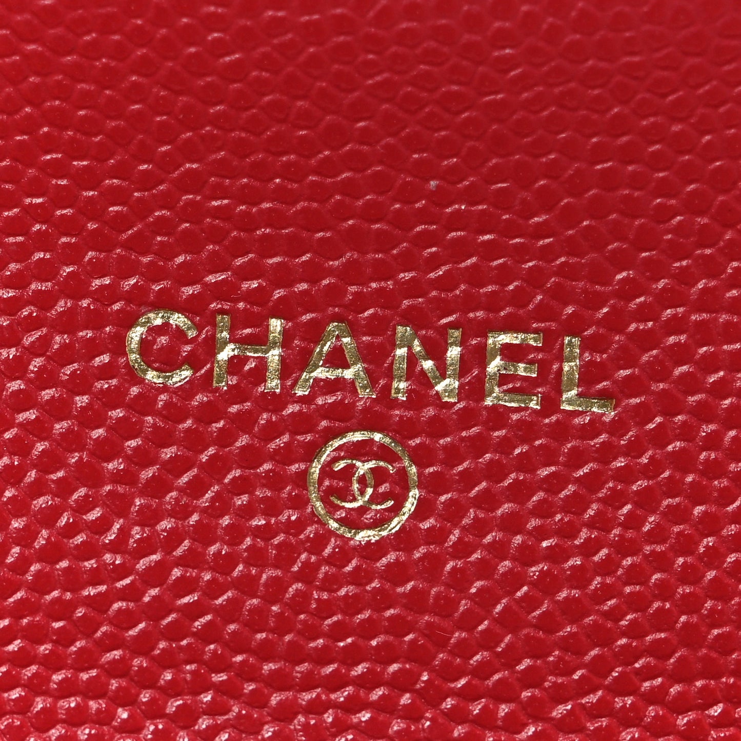 Caviar Quilted Medium Flap Wallet Red