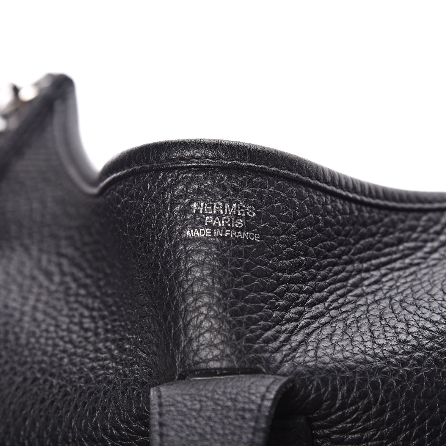 Hermes Taurillon Clemence Evelyne III GM Black 6 of 15