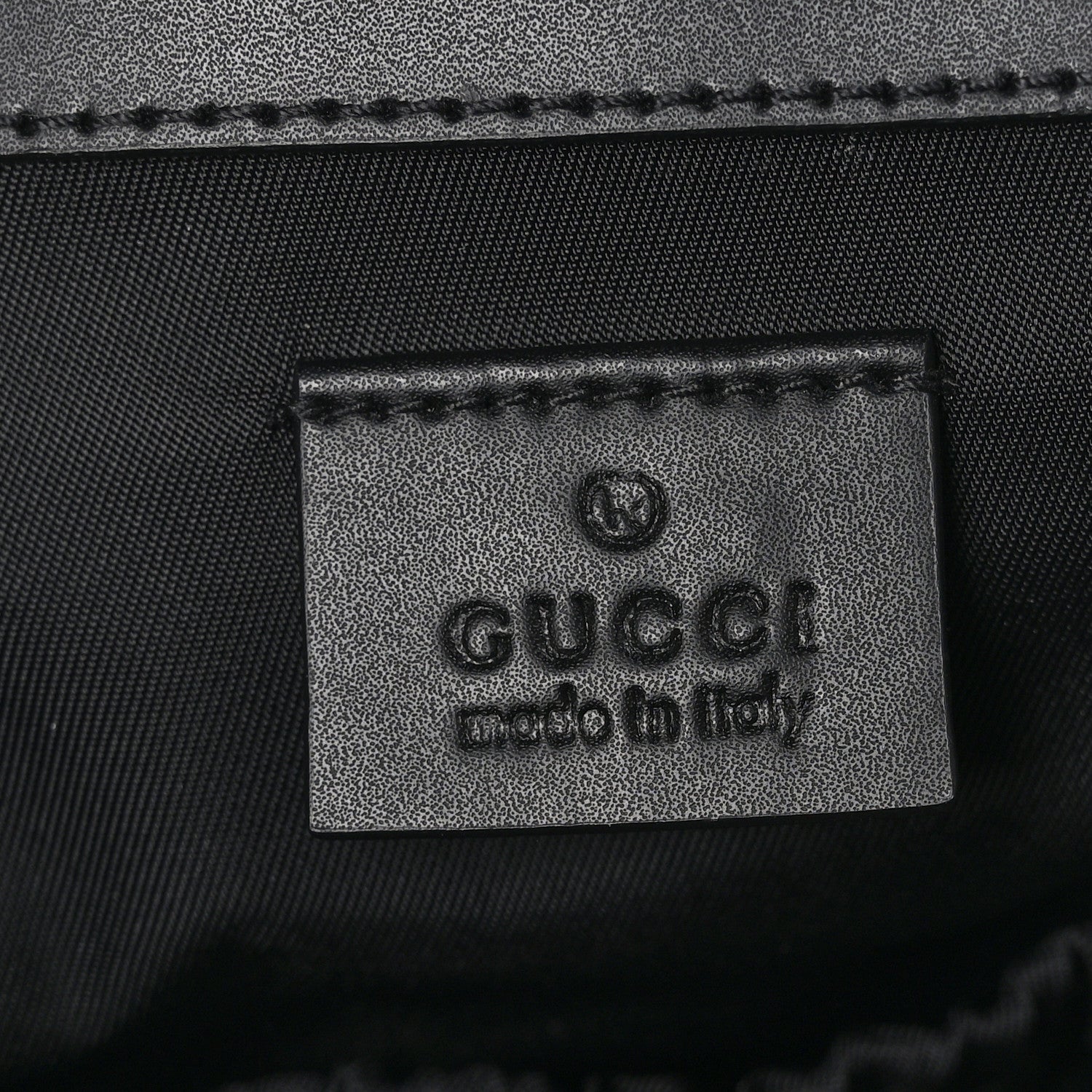 Gucci GG Supreme Monogram Web Messenger Diaper Bag Black Grey 7 of 10