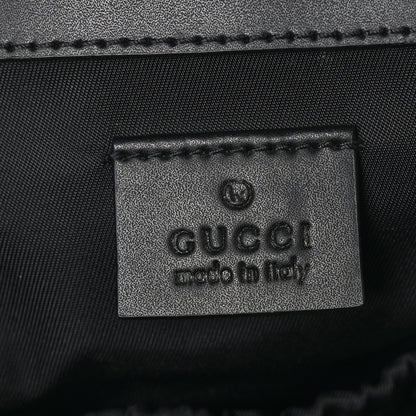 Gucci GG Supreme Monogram Web Messenger Diaper Bag Black Grey 7 of 10
