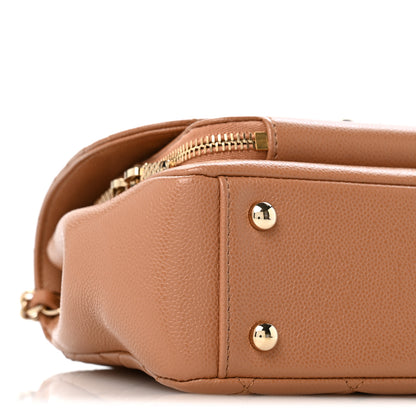 Chanel Caviar Quilted Medium Business Affinity Flap Brown 9 of 12