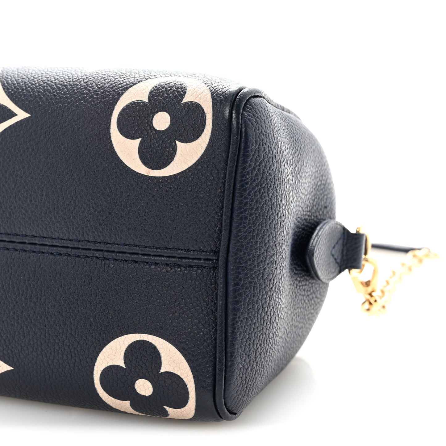 Empreinte Monogram Giant Speedy Bandouliere 20 Navy Creme