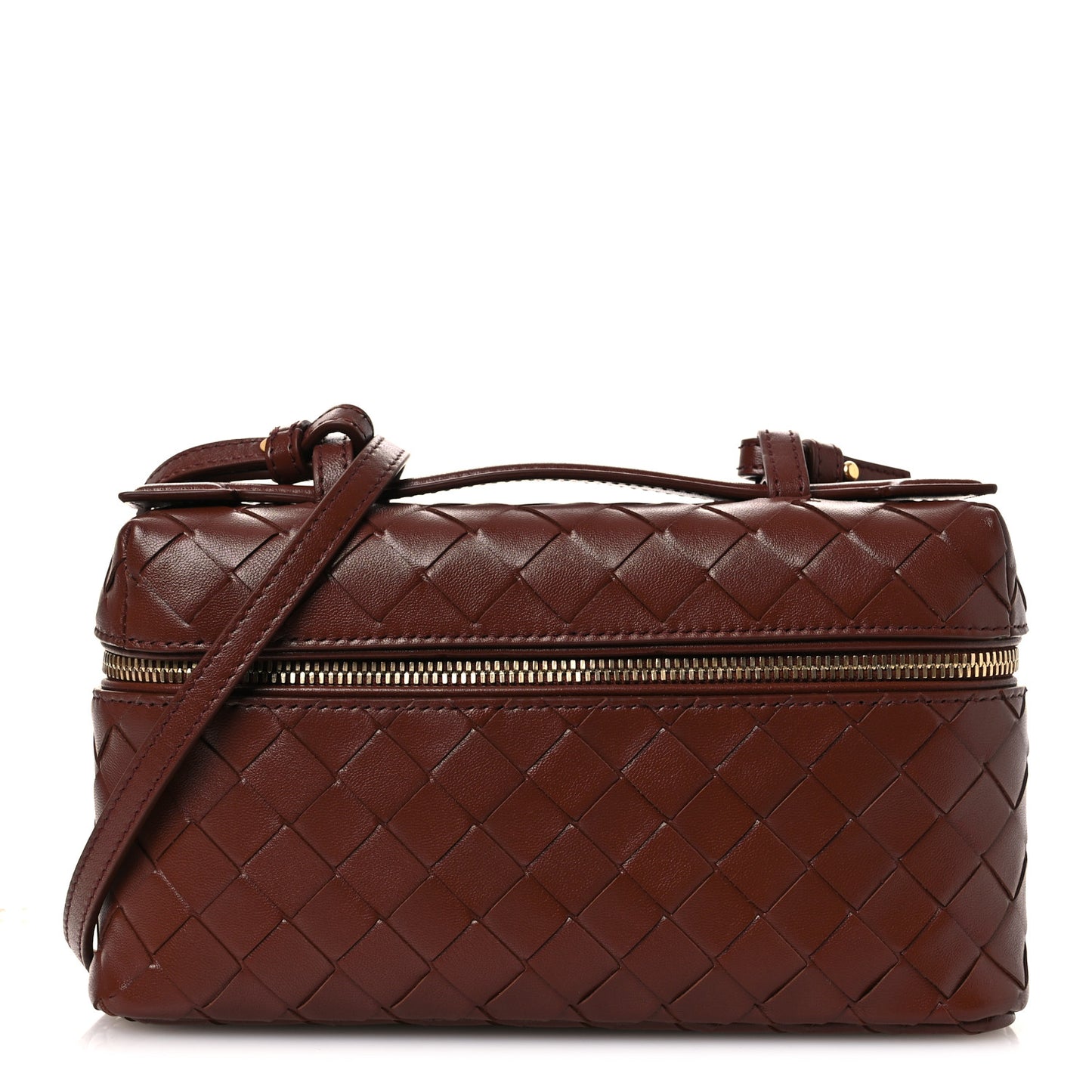 Nappa Intrecciato Bang Bang Vanity Case Sapele