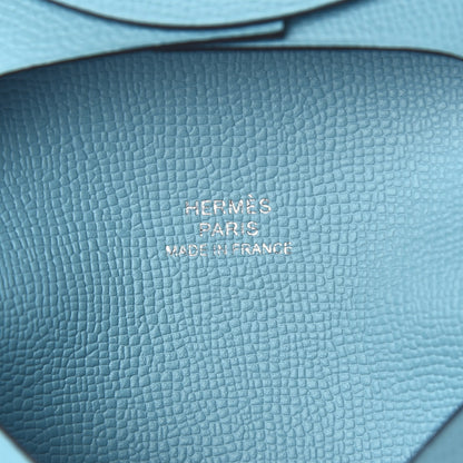 Hermes Epsom Bastia Coin Purse Bleu Du Nord 4 of 7