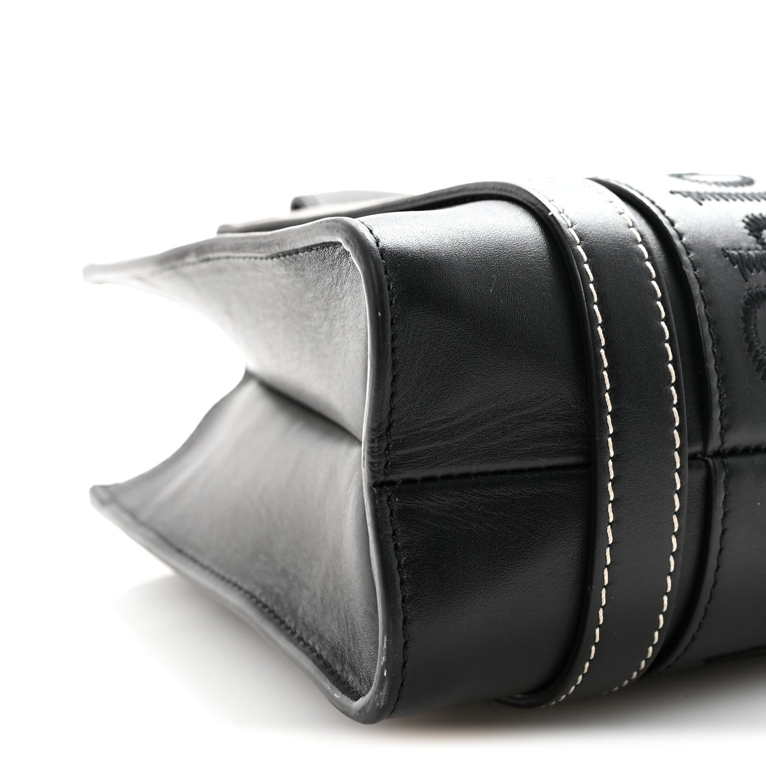 Chloe Calfskin Small Woody Tote Black 9 of 10