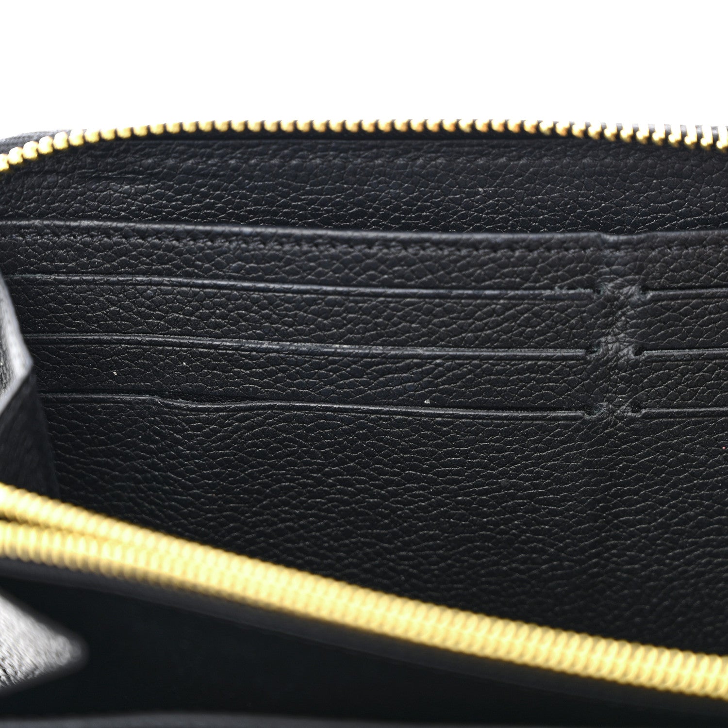 Louis Vuitton Empreinte Monogram Giant Zippy Wallet Black Beige 11 of 13