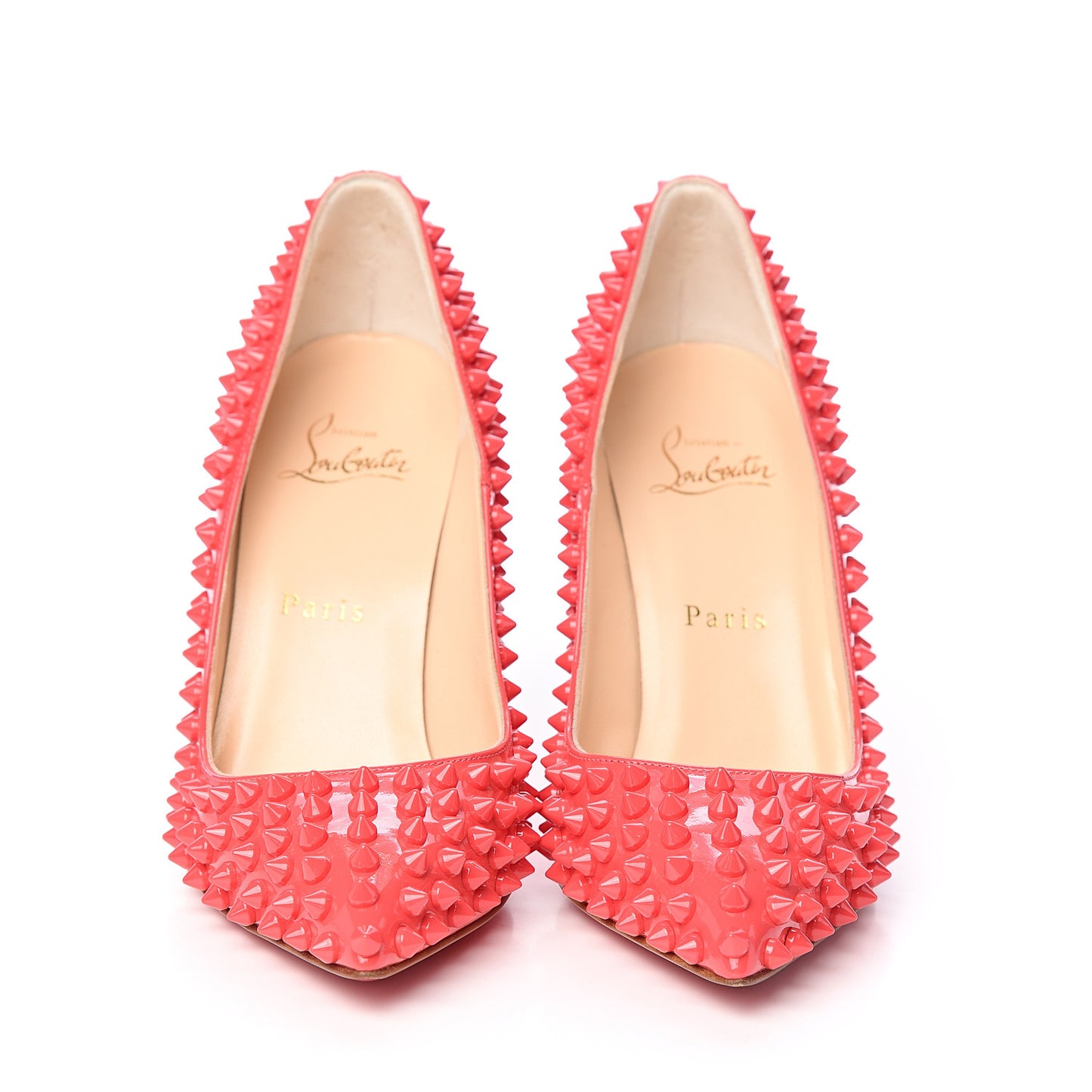 Patent Pigalle Spikes 100 Pumps 36.5 Rose Paris