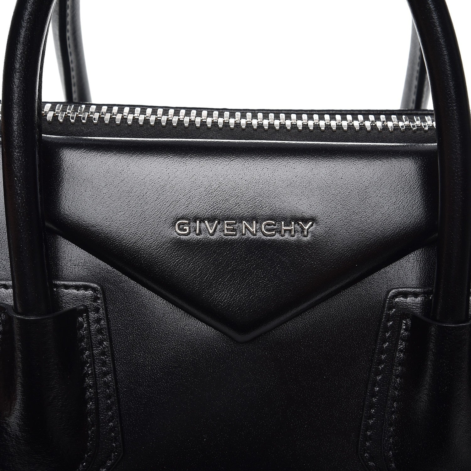 Givenchy Shiny Lord Calfskin Medium Antigona Black 9 of 9
