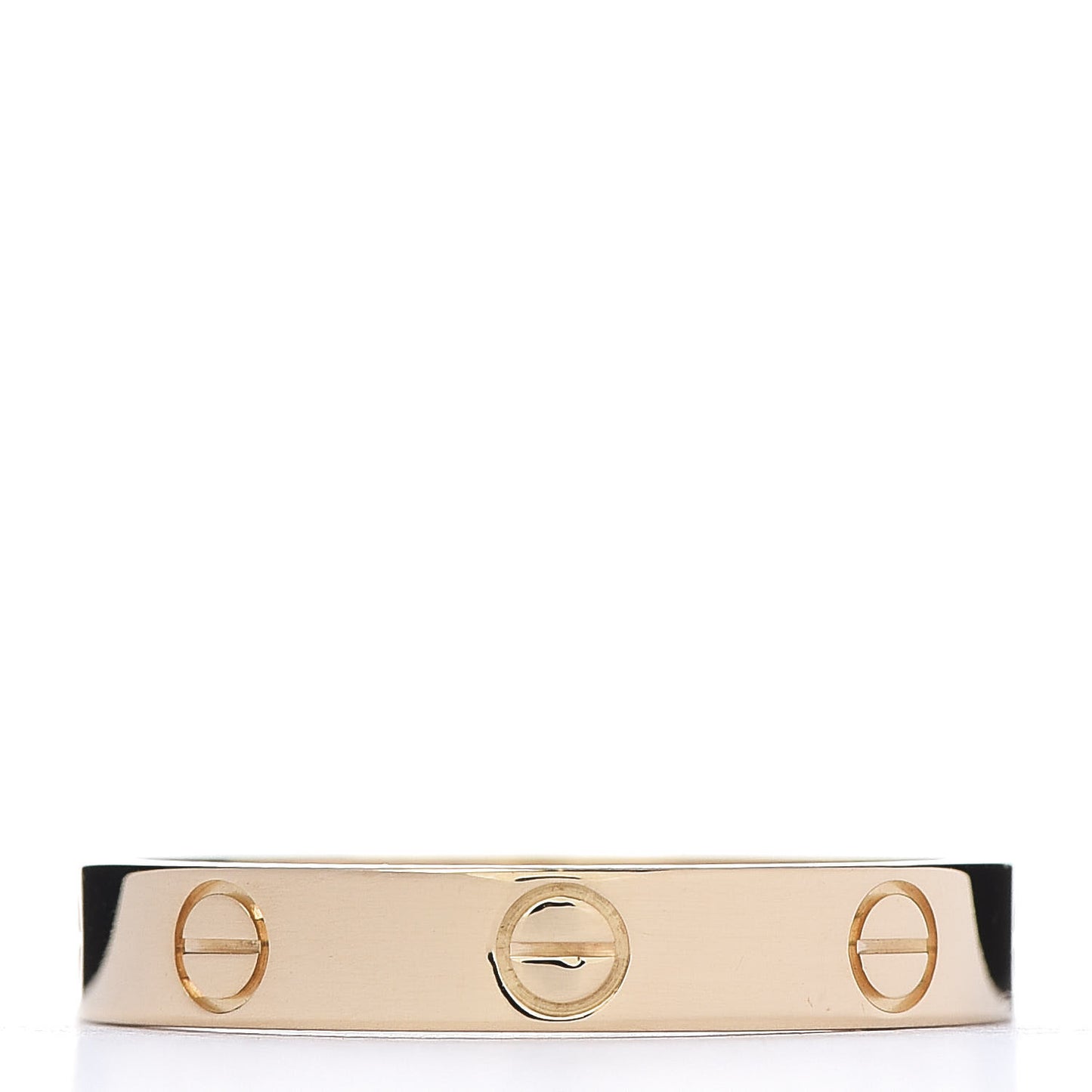 18K Yellow Gold 3.5mm LOVE Wedding Band Ring 59 8.75