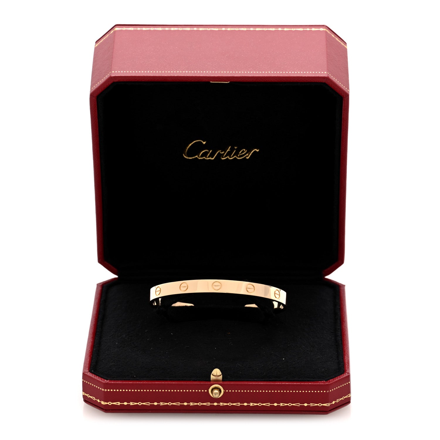 Cartier 18K Yellow Gold LOVE Cuff Bracelet 19 4 of 4