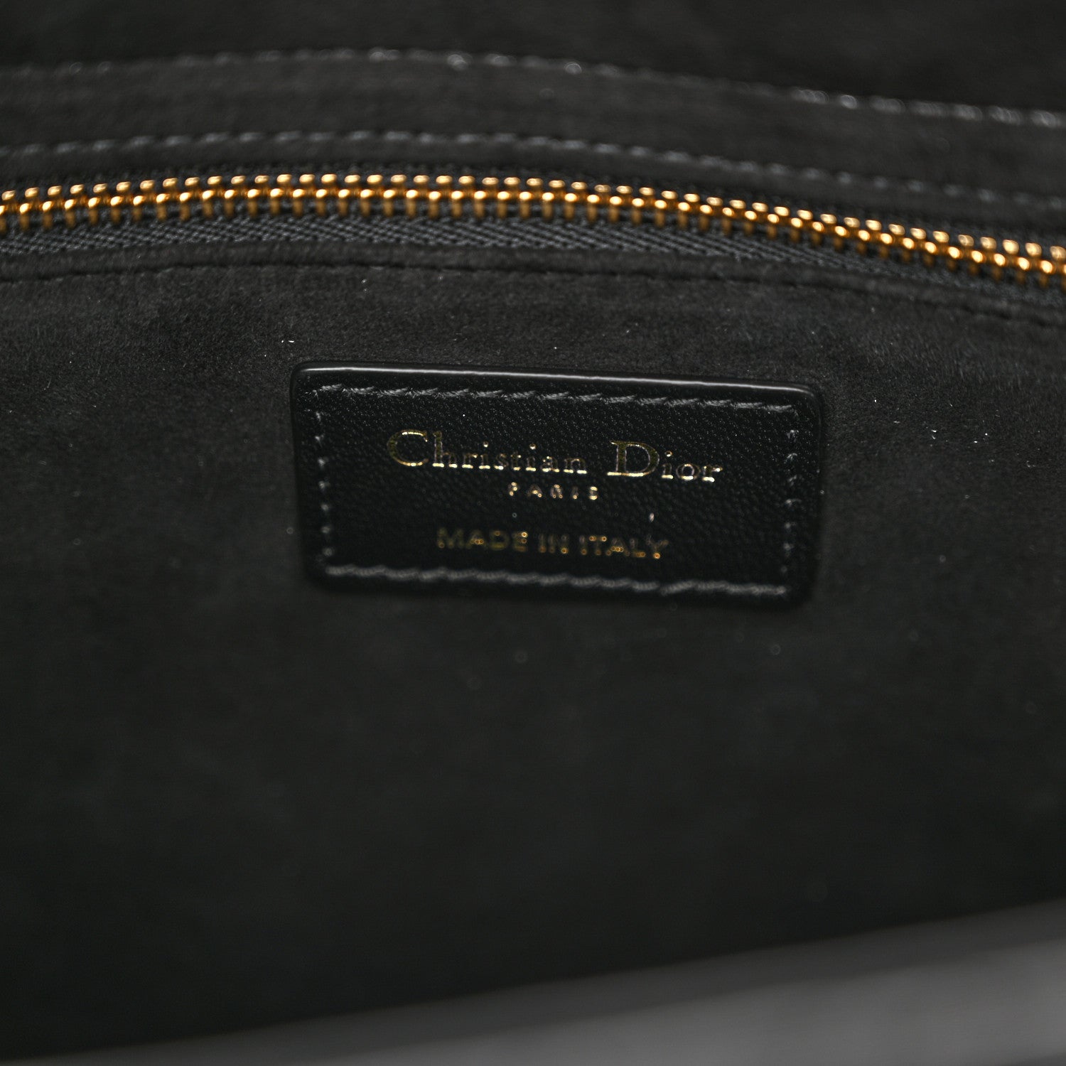 Christian Dior Lambskin Cannage Large Lady Dior Black 6 of 10