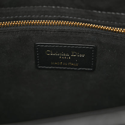 Christian Dior Lambskin Cannage Large Lady Dior Black 6 of 10