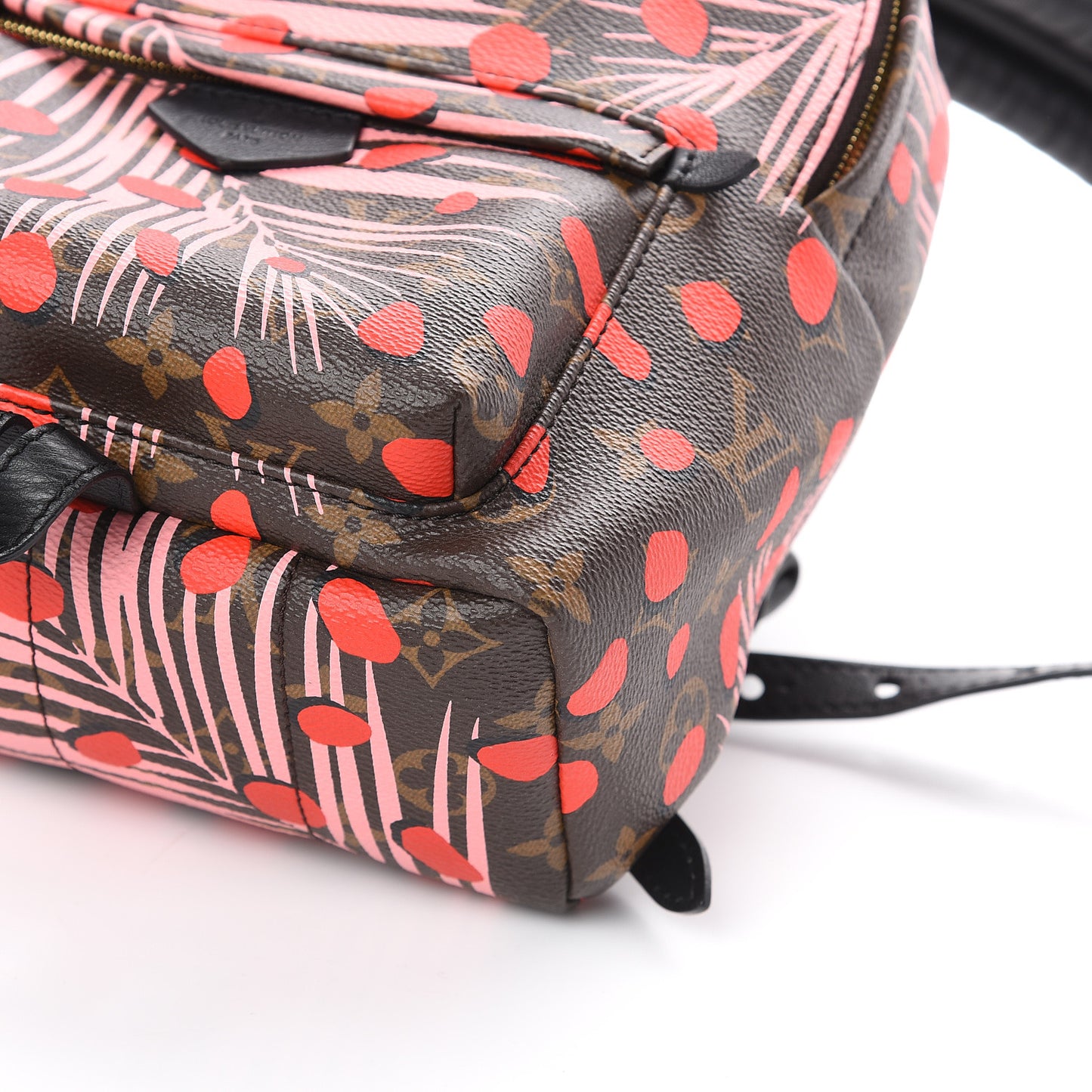 Monogram Jungle Dots Palm Springs Backpack PM Sugar Pink Poppy
