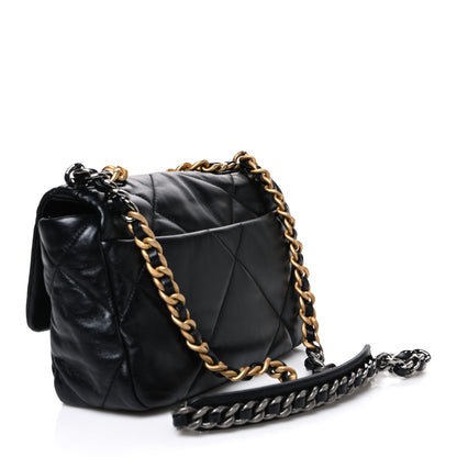 Chanel Lambskin Quilted Medium Chanel 19 Flap Black 3 of 10