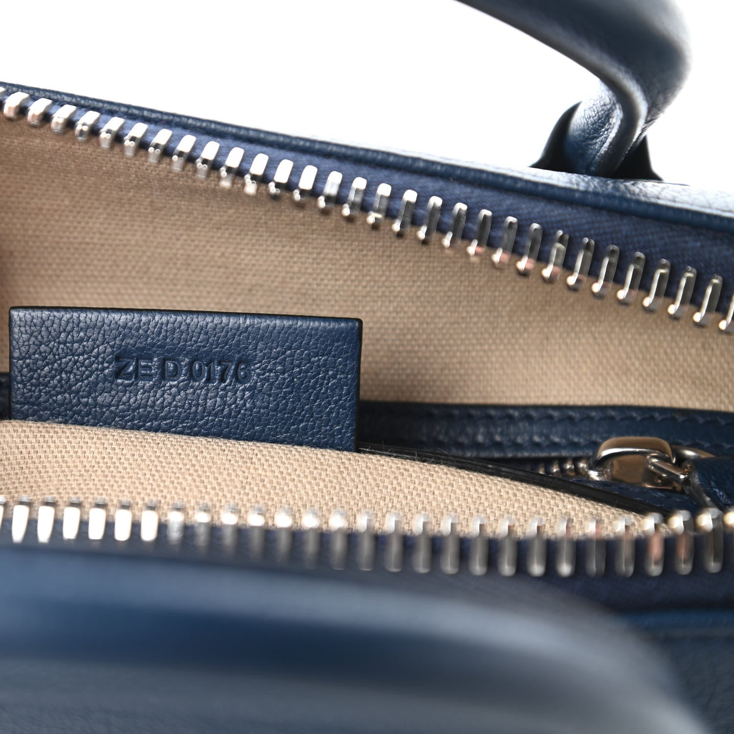 Givenchy Sugar Goatskin Small Antigona Navy 9 of 10