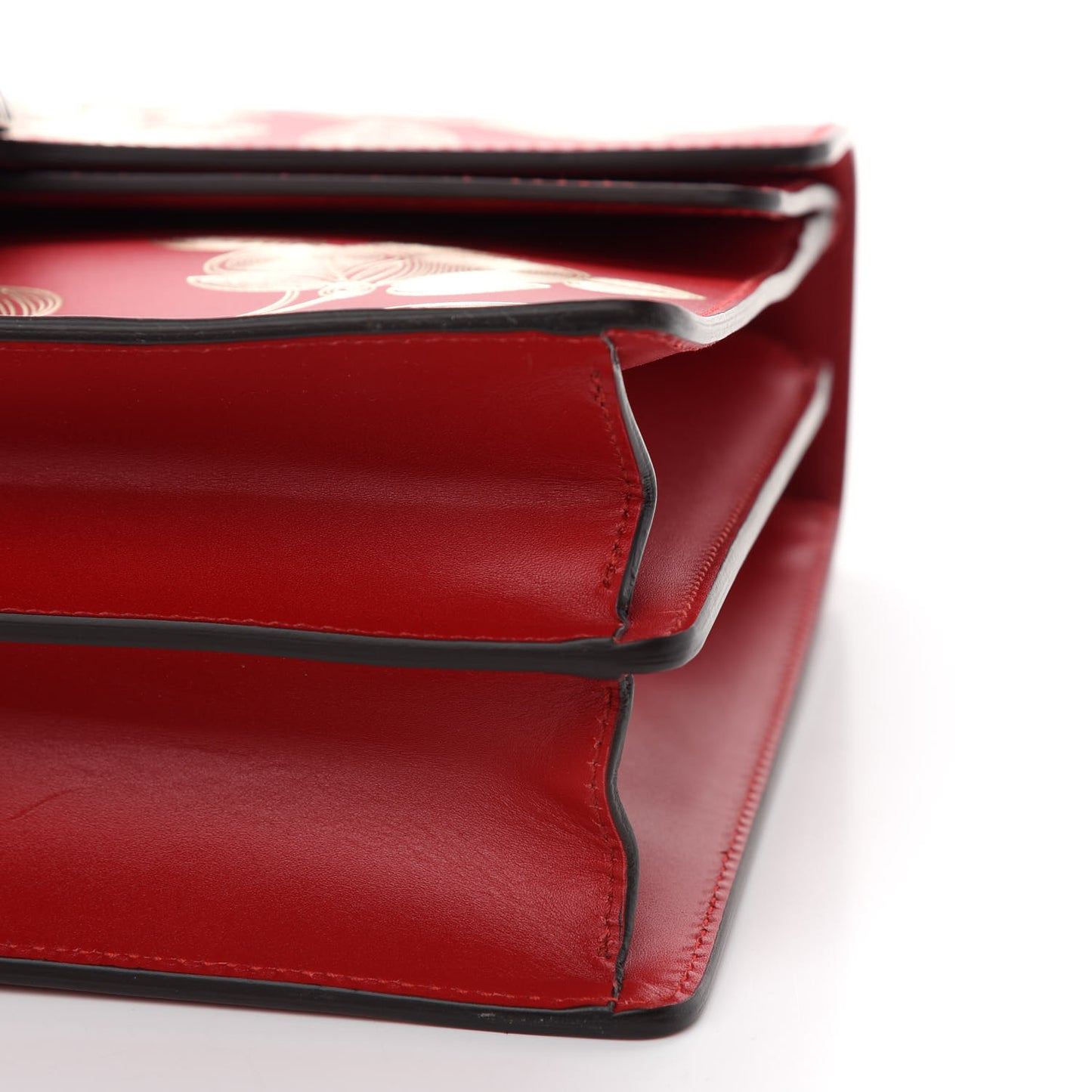 Calfskin Chinese New Year Medium Dionysus Shoulder Bag Hibiscus Red