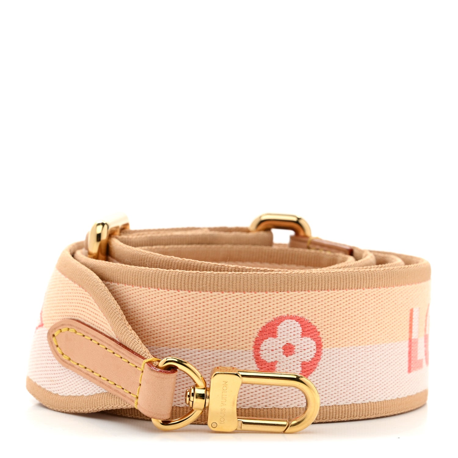 Louis Vuitton Jacquard Speedy Bandouliere 20 Shoulder Strap Pink