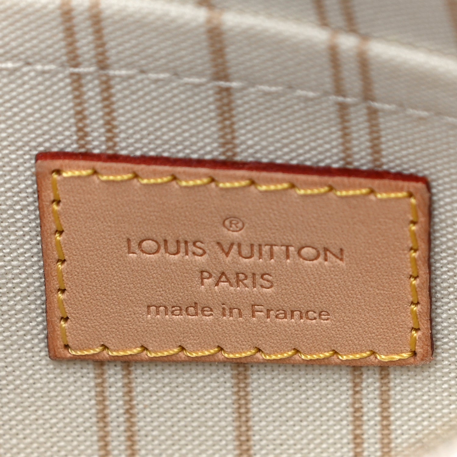 Louis Vuitton Damier Azur Neverfull PM Pochette 6 of 10