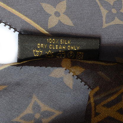 Louis Vuitton Silk Crepe Leopard Monogram Scarf 5 of 5